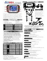 Preview for 5 page of Acewell ACE-31 SERIES User Manual