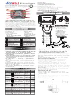 Preview for 1 page of Acewell ACE-325X-XX series User Manual