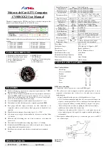 Preview for 1 page of Acewell CV080 2 Series User Manual