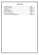 Preview for 2 page of ACF Greenhouses 2534100 Assembly Instructions Manual