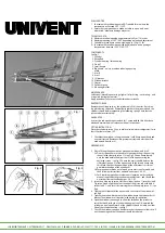 ACF Greenhouses UNIVENT Instructions preview