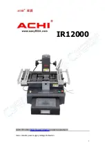 ACHI IR12000 Manual preview