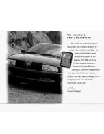 Предварительный просмотр 7 страницы Achieva Oldsmobile  1994 Owner'S Manual