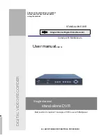 ACI Farfisa Single Channel DVR User Manual preview