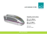 Предварительный просмотр 1 страницы ACI Laser DPL Lexis Marker Operating Instructions Manual