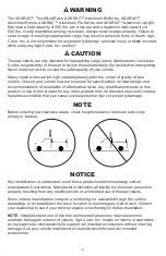 Предварительный просмотр 2 страницы aci ADARAC
Aluminum Series Installation Instructions Manual