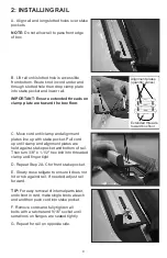 Предварительный просмотр 9 страницы aci ADARAC
Aluminum Series Installation Instructions Manual