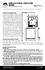 Предварительный просмотр 1 страницы aci ASA Series Installation & Operation Instructions