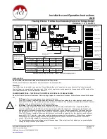 Предварительный просмотр 1 страницы aci AUD Installation And Operation Instructions