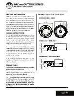 Предварительный просмотр 1 страницы aci BACnet Outside Series Installation & Operation Instructions