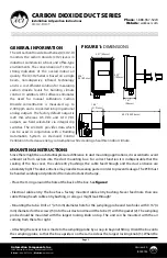 Предварительный просмотр 1 страницы aci Carbon Dioxide Duct Series Installation & Operation Instructions