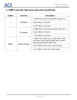 Preview for 7 page of aci DSIM-CC Installation Manual