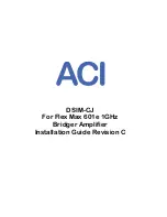 aci DSIM-CJ Installation Manual preview