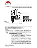 aci EPC Installation And Operation Instructions preview