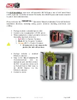 Предварительный просмотр 9 страницы aci eRCM Express Manual