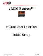 Предварительный просмотр 10 страницы aci eRCM Express Manual