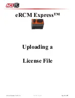 Предварительный просмотр 23 страницы aci eRCM Express Manual