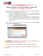 Предварительный просмотр 24 страницы aci eRCM Express Manual