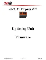 Предварительный просмотр 25 страницы aci eRCM Express Manual