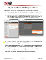 Предварительный просмотр 26 страницы aci eRCM Express Manual