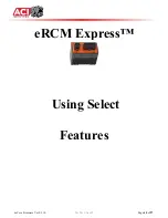 Предварительный просмотр 40 страницы aci eRCM Express Manual