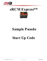 Предварительный просмотр 68 страницы aci eRCM Express Manual