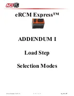 Предварительный просмотр 80 страницы aci eRCM Express Manual