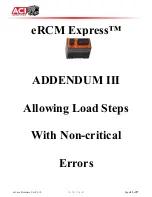 Предварительный просмотр 85 страницы aci eRCM Express Manual