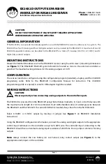 aci EX2432D Installation & Operation Instructions preview