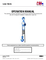 Preview for 1 page of aci LH Series Operation Manual