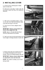 Предварительный просмотр 5 страницы aci Lomax Stance Hard Cover Installation Instructions Manual