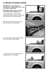 Предварительный просмотр 9 страницы aci Lomax Stance Hard Cover Installation Instructions Manual