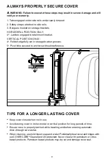 Предварительный просмотр 11 страницы aci Lomax Stance Hard Cover Installation Instructions Manual