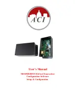 Предварительный просмотр 1 страницы aci MOD9200BNT User Manual