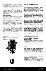 Предварительный просмотр 2 страницы aci SUN SHIELD HUMIDITY Series Installation & Operation Instructions