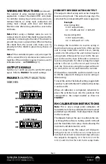 Предварительный просмотр 4 страницы aci SUN SHIELD HUMIDITY Series Installation & Operation Instructions