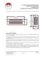 aci WH2630AR/P Installation And Operation Instructions preview