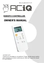 ACIQ RG10L2/BGEFU1 Owner'S Manual предпросмотр