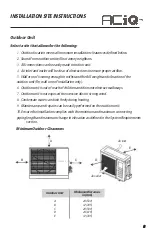 Предварительный просмотр 9 страницы ACIQ SC-09WGLD-HP230 Installation Manual