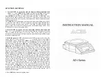ACIS AD-300i Instruction Manual preview
