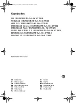 Preview for 1 page of Ackerman 477588 Original Instructions Manual