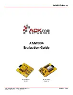 ACKme Networks AMW004-E02 Marlin User Manual preview