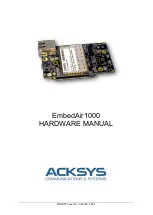 Acksys EmbedAir1000 Hardware Manual предпросмотр