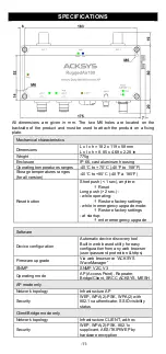 Предварительный просмотр 25 страницы Acksys RuggedAir100 Quick Installation Manual