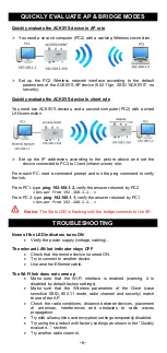 Предварительный просмотр 22 страницы Acksys RuggedAir1000 Quick Installation Manual