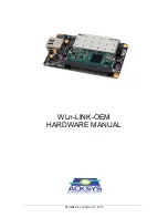 Acksys WLn-LINK-OEM-RJ Hardware Manual предпросмотр