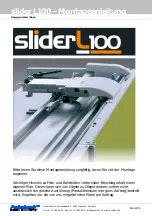 Предварительный просмотр 1 страницы Ackutech slider L100 Manual