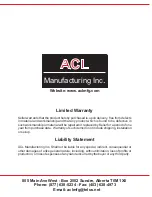 Preview for 12 page of ACL CSC 200 Installation Manual