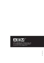 Preview for 16 page of ACM SAFETY D200 Instructions And Warnings