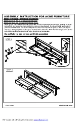 Preview for 3 page of Acme Furniture 27330Q-HB Assembly Instruction